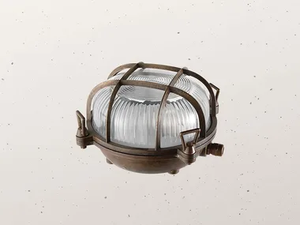 MARINA 247.38 - Brass Bulkhead ceiling light _ Il Fanale